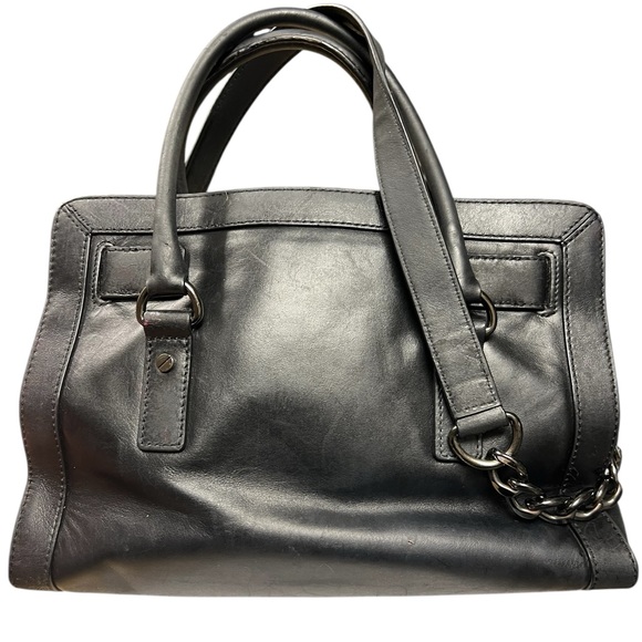 - Michael Kors Hamilton satchel with optional chain and leather strap lock/ key - Picture 3 of 16